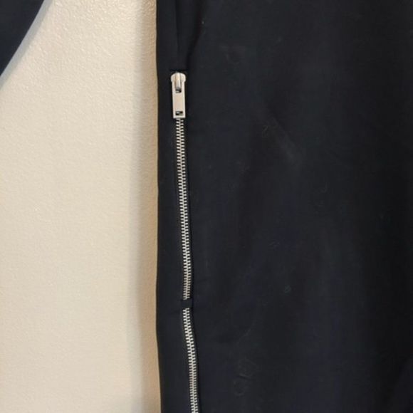 COS Zippered Side Detail Black Long Sleeve Mini Dress- Size 4 - Picture 3 of 9
